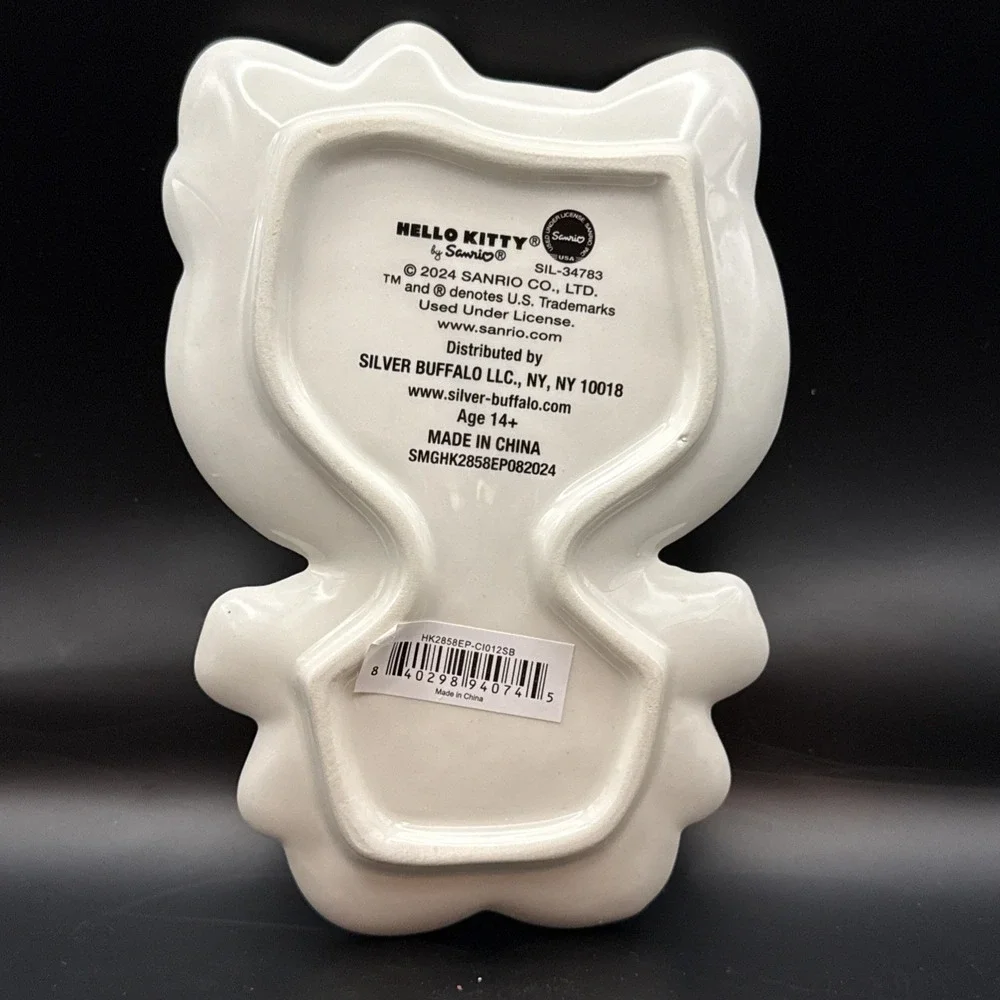 Sanrio Hello Kitty Gingerbread Ceramic Trinket Dish OS Excellent 2024 Holiday